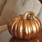 Aurelia Harvest Handmade Gold and Bronze Pumpkin Sculpture Dea'rt İstanbul