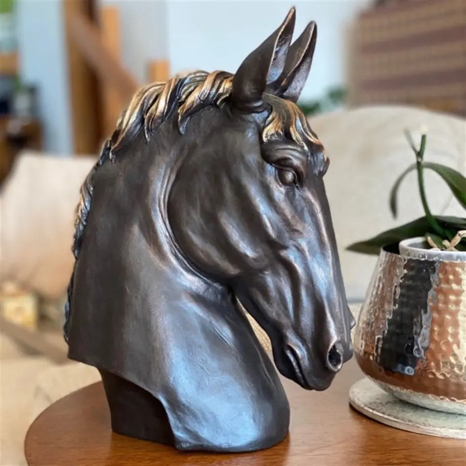 Aureon Free Spirit Horse Bust Sculpture Dea'rt İstanbul