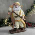 Aurora Winter Guardian Santa and Fawn Holiday Sculpture Dea'rt İstanbul
