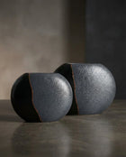 Bakırdan Collection Trace Handmade Minimal Vase Duo with Copper Line Bakırdan Collection