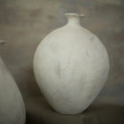 Boho Collection Desert Relic Handmade Large Decorative Vase Off White Sand Stone Clay Ceramic Boho Collection