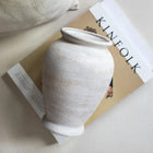 Bohemya Bloom Handmade Clay Whisper Ceramic Vase in Chalky Beige Boho Collection