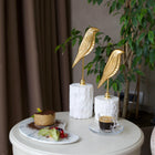 Celestia Marble Perch Bird Duo Sculpture Dea'rt İstanbul