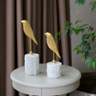 Celestia Marble Perch Bird Duo Sculpture Dea'rt İstanbul