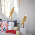 Celestia Marble Perch Bird Duo Sculpture Dea'rt İstanbul