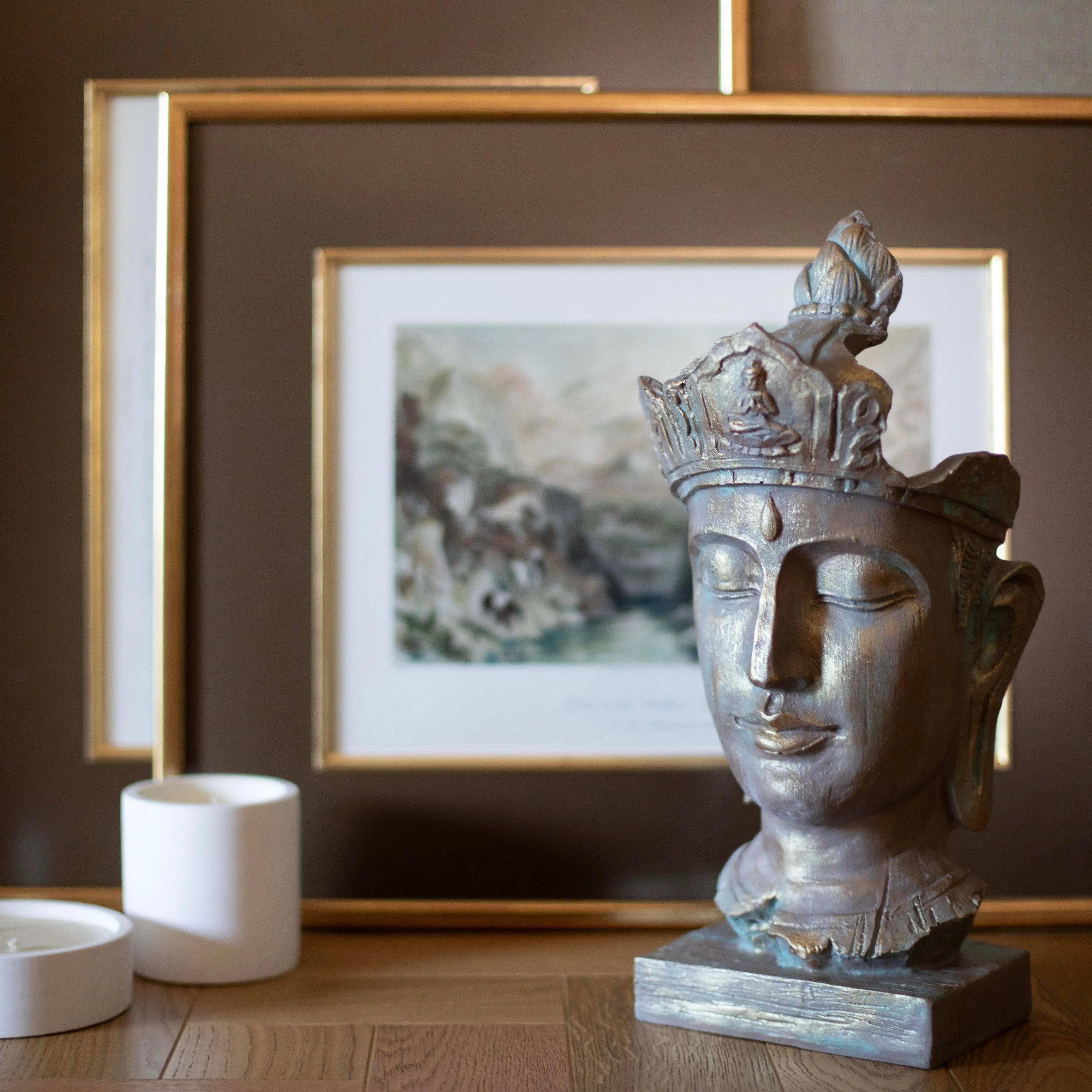 Celestial Crown Buddha Guardian Sculpture Dea'rt İstanbul