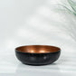 Bakırdan Collection Aura Dual Globe Sculptural Vase Set Matte Black with Copper Interior Bakırdan Collection
