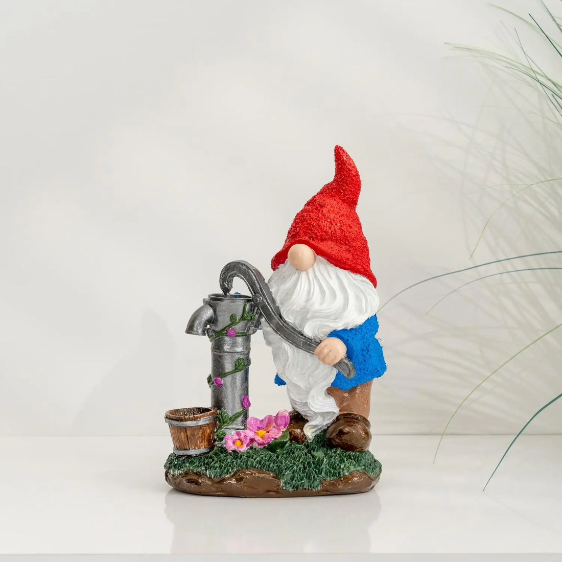 Crimson Well Keeper Garden Gnome Sculpture Dea'rt İstanbul