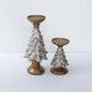 Handmade Everpine Lumina Tree Candleholder Duo Gold Silver Green Christmas Decor Dea'rt İstanbul