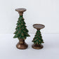 Handmade Everpine Lumina Tree Candleholder Duo Gold Silver Green Christmas Decor Dea'rt İstanbul