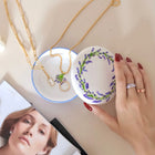 Flora Secret Hand Painted Trinket Box Trio Dea'rt İstanbul