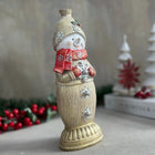 Frosted Snowflake Snowman Sculpture Dea'rt İstanbul