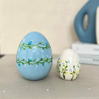 Hanami Blossom Ceramic Spring Egg Duo Sculpture Set Dea'rt İstanbul