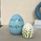 Hanami Blossom Ceramic Spring Egg Duo Sculpture Set Dea'rt İstanbul