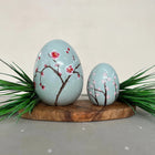 Hanami Blossom Ceramic Spring Egg Duo Sculpture Set Dea'rt İstanbul