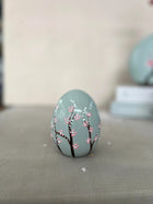 Hanami Blossom Ceramic Spring Egg Duo Sculpture Set Dea'rt İstanbul