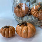 Hasat Aura Handmade Pumpkin Sculpture Sets Grey and Orange Dea'rt İstanbul