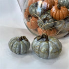 Hasat Aura Handmade Pumpkin Sculpture Sets Grey and Orange Dea'rt İstanbul