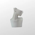 Femme Female Ceramic Bust Ivory Onyx Black Copper Handmade Decorative Sculpture Dea'rt İstanbul