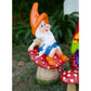 Shroomlyn Jolly Shroom Guardian Handmade Premium Garden Gnome Sculpture Dea'rt İstanbul