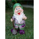 Joyful Broomkeeper Handmade Premium Garden Gnome Sculpture Dea'rt İstanbul
