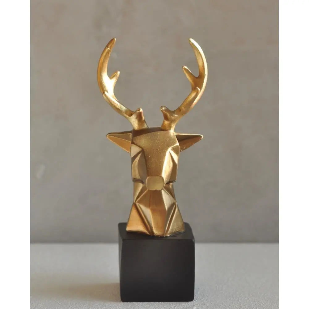 Kubos Auric Stag Bust Sculpture Dea'rt İstanbul