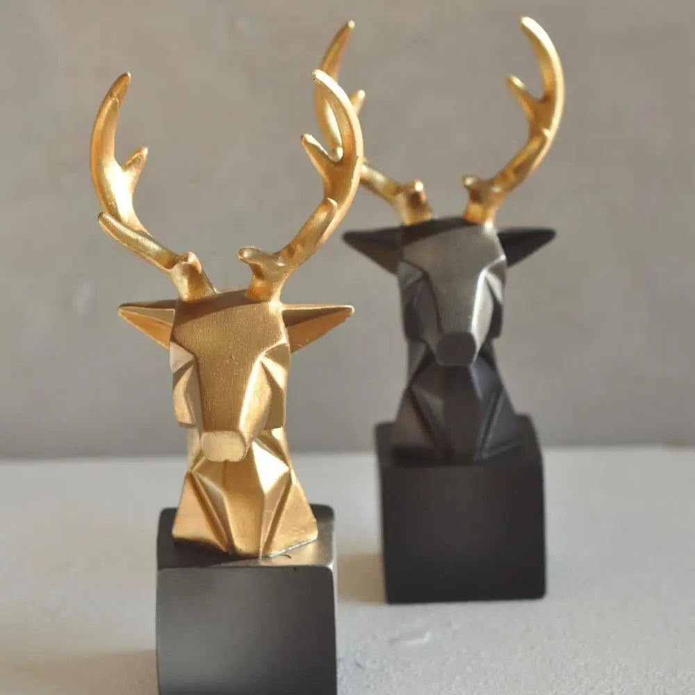 Kubos Auric Stag Bust Sculpture Dea'rt İstanbul