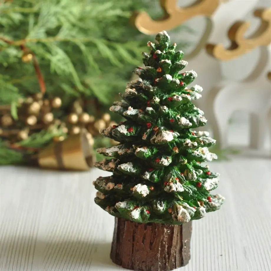 Liora Evergreen Snow Pine Holiday Tree Sculpture Dea'rt İstanbul