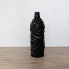 Moderna Rosewave Sculptural Vase Collection Handmade Ceramic Deep Black Soft Cream Moderna Collection