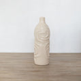 Moderna Rosewave Sculptural Vase Collection Handmade Ceramic Deep Black Soft Cream Moderna Collection