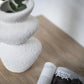 Moderna Stone Cascade Handmade Sculptural Vase Textured White Ceramic Moderna Collection