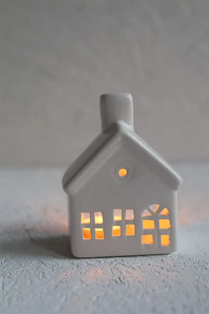 Nordic Glowhouse Handmade Premium Ceramic Tealight Lantern Collection Nordic Collection