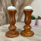 Nordic Collection Arvendia Earth Toned Handmade Ceramic Candle Holder Set of 2 Nordic Collection