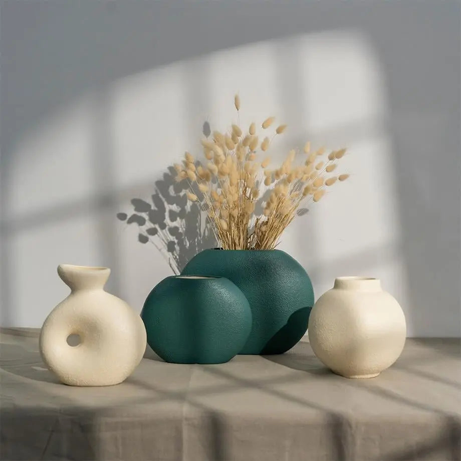 Minimal Series Ceramic Vase Set for Console and Coffee Table Decor Minimal Collection