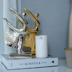 Pirouette Ballerina Sculpture in Gold and Silver Dea'rt İstanbul
