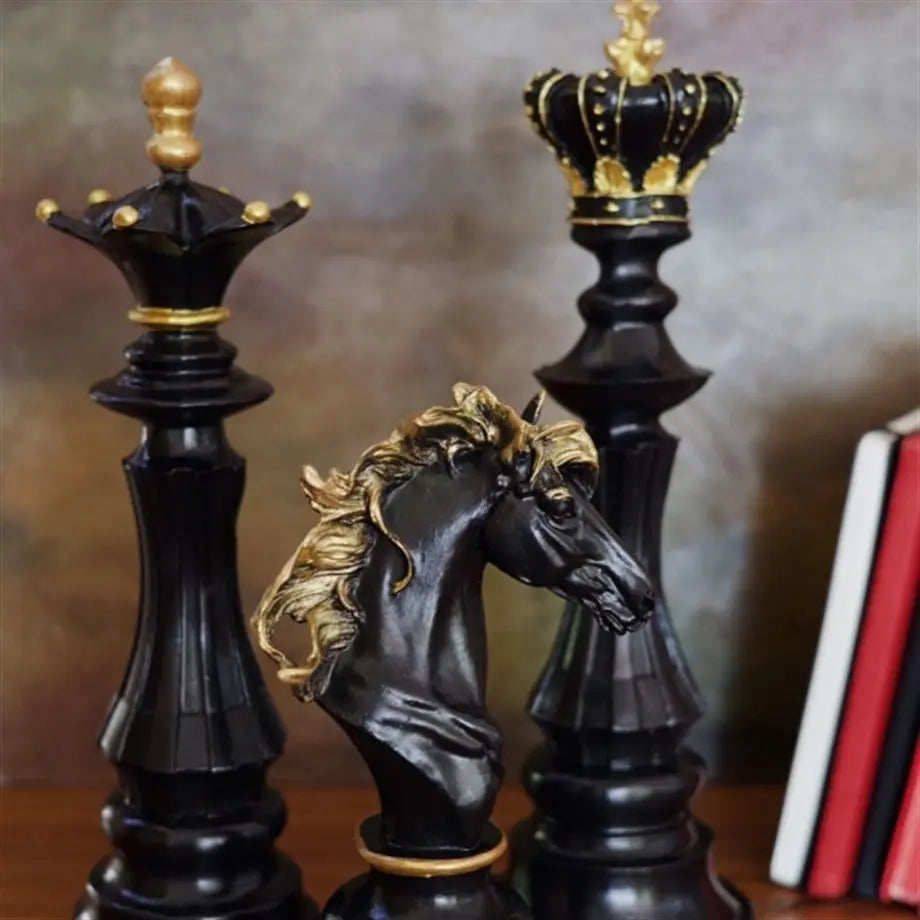 Royal Strategia Chess Realm Triple Sculpture Set Dea'rt İstanbul