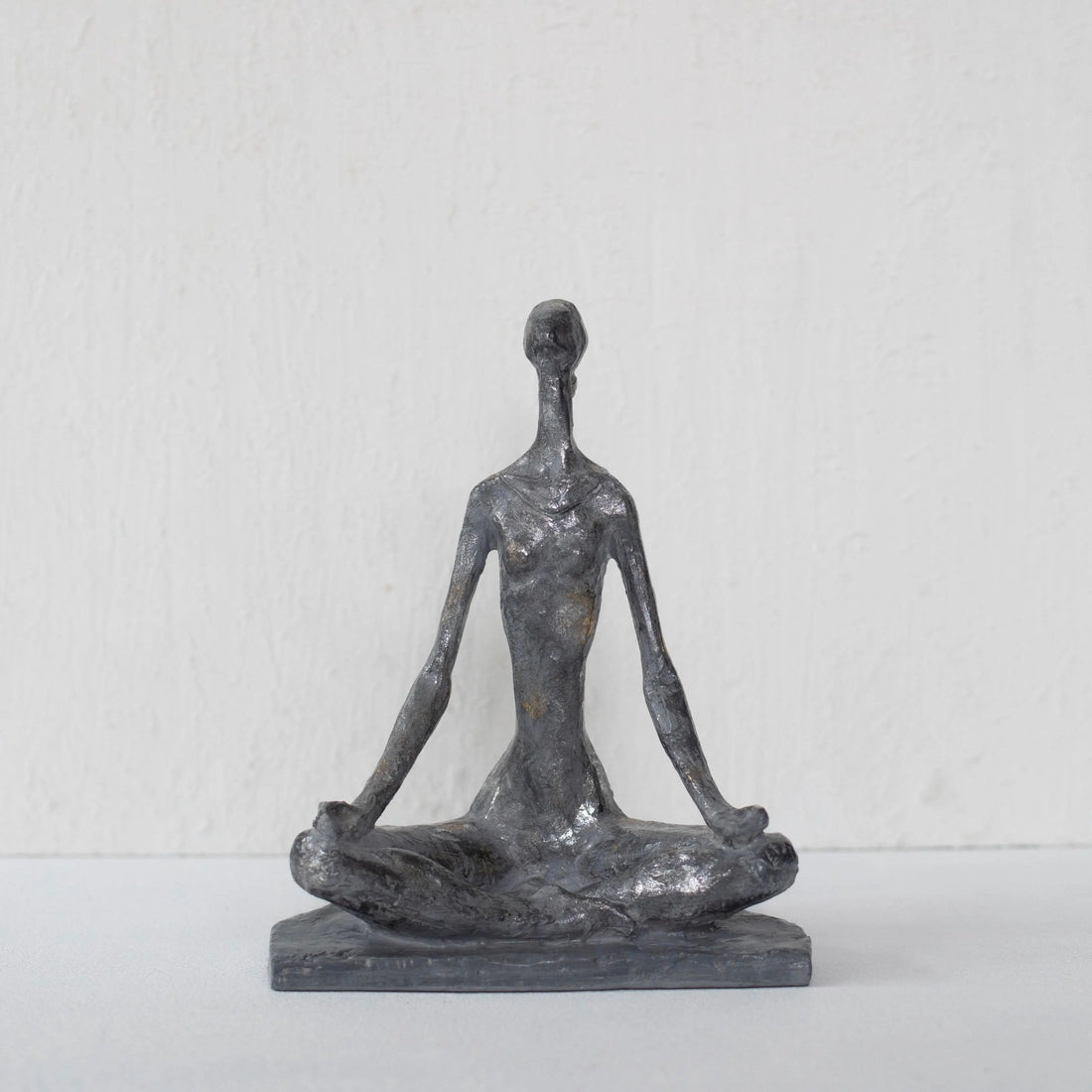 Seren Lotus Silver Yoga Sculpture Dea'rt İstanbul