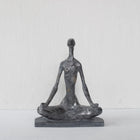 Seren Lotus Silver Yoga Sculpture Dea'rt İstanbul