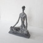 Seren Lotus Silver Yoga Sculpture Dea'rt İstanbul