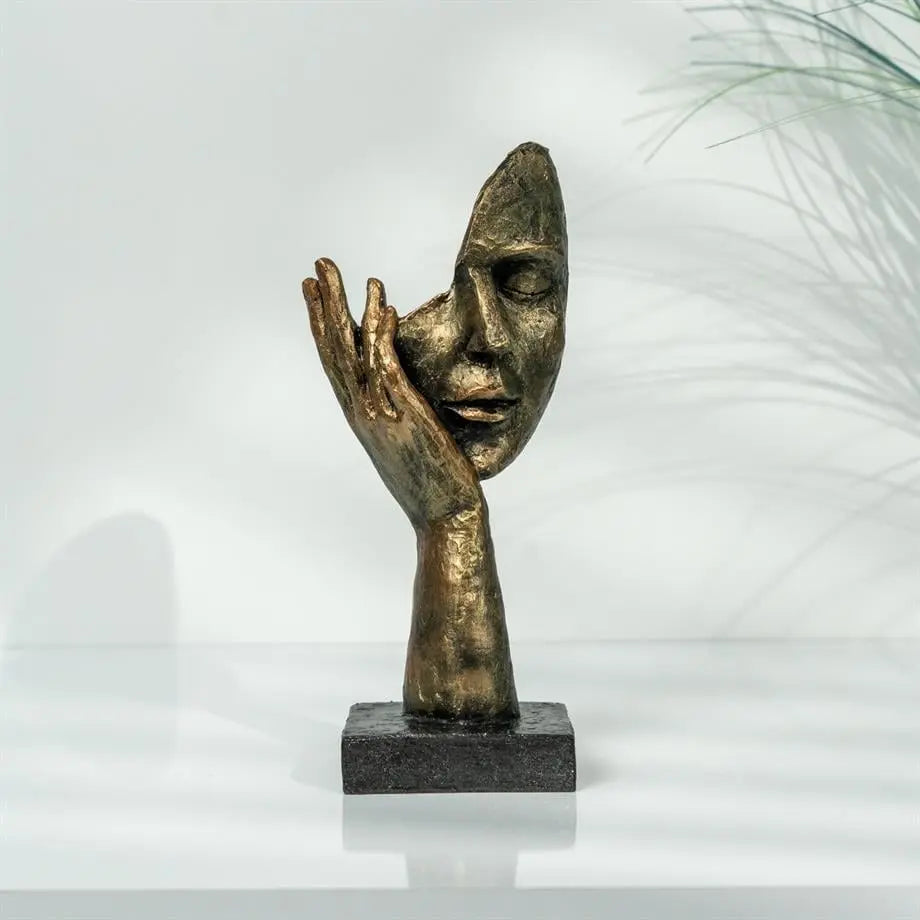Serena Golden Joy Mask Sculpture Dea'rt İstanbul