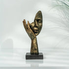 Serena Golden Joy Mask Sculpture Dea'rt İstanbul