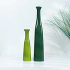 Verdant Skyline Handmade Green Ceramic Vase Set Tall Minimalist Home Decor Dea'rt İstanbul