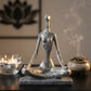 Seren Lotus Silver Yoga Sculpture Dea'rt İstanbul