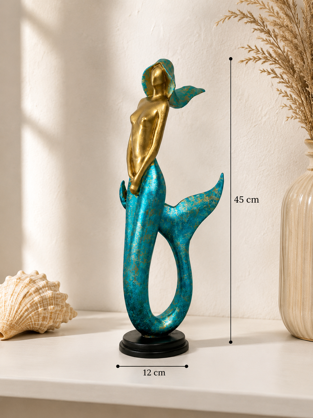 Doris Denizkızı Obje Polyester El Yapımı Çok Renkli 45cm Dea'rt İstanbul