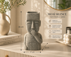 Moai Silence Yüz Figürlü Saksı Deart İstanbul