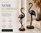 Noir Flamingo Dekoratif Heykel Seti Deart İstanbul