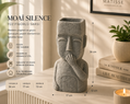 Moai Silence Yüz Figürlü Saksı Deart İstanbul