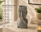 Moai Silence Yüz Figürlü Saksı Deart İstanbul